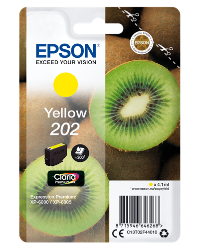 Epson 202 geel inktpatroon