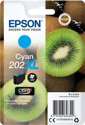 Epson 202XL cyan inktpatroon