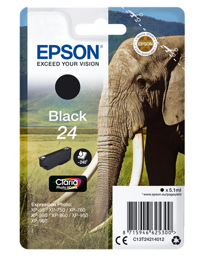 Epson 24 zwart inktpatroon