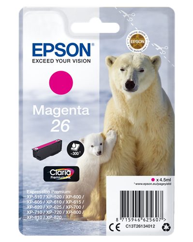 Epson 26 magenta inktpatroon