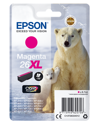 Epson 26 XL magenta inktpatroon