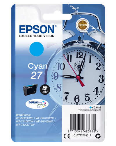 Epson 27 cyan inktpatroon