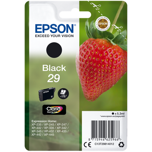 Epson 29 zwart inktpatroon