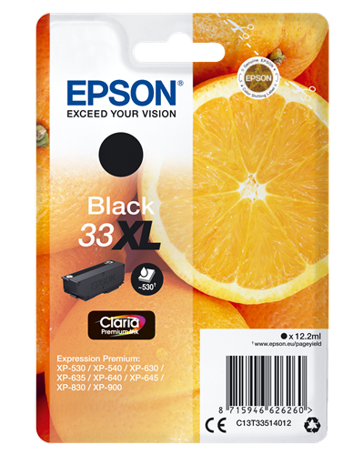 Epson 33 XL zwart inktpatroon