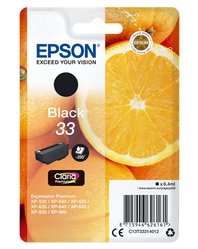 Epson 33 zwart inktpatroon