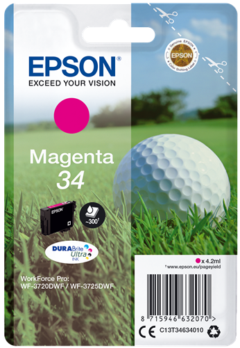 Epson 34 magenta inktpatroon