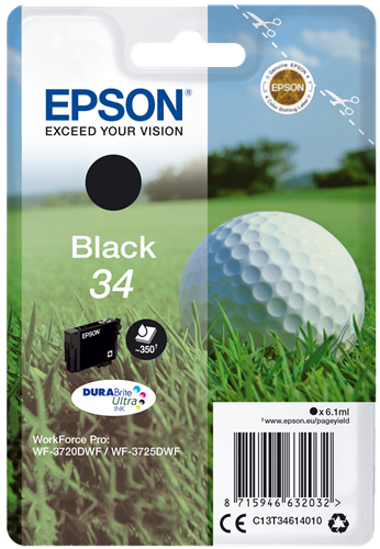 Epson 34 zwart inktpatroon