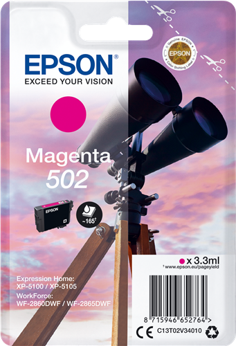 Epson 502 magenta inktpatroon