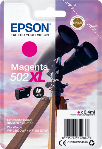Epson 502XL magenta inktpatroon