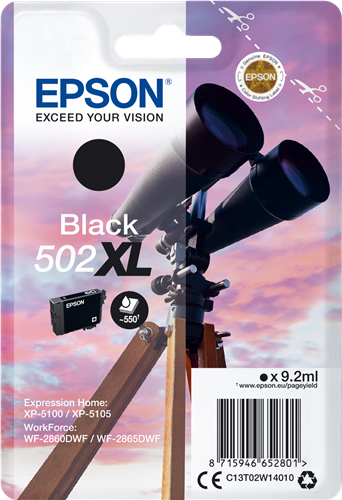 Epson 502XL zwart inktpatroon