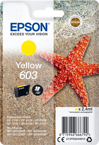 Epson 603 geel inktpatroon