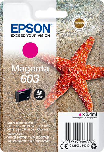 Epson 603 magenta inktpatroon
