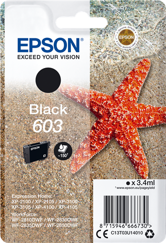 Epson 603 zwart inktpatroon
