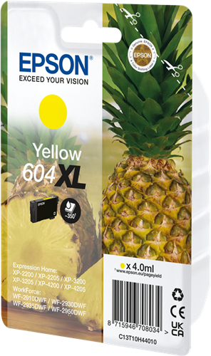 Epson 604 XL geel inktpatroon
