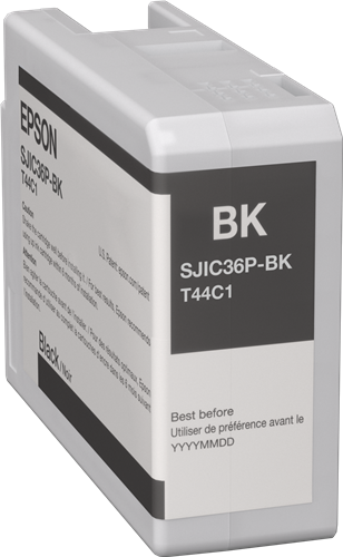 Epson SJIC36P-K zwart inktpatroon