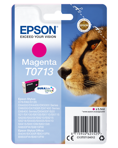 Epson T0713 magenta inktpatroon