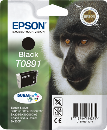 Epson T0891 zwart inktpatroon