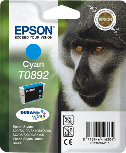 Epson T0892 cyan inktpatroon