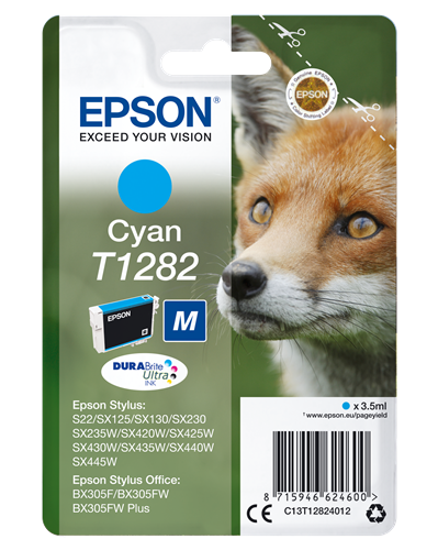 Epson T1282 cyan inktpatroon