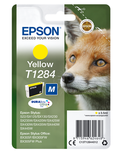Epson T1284 geel inktpatroon