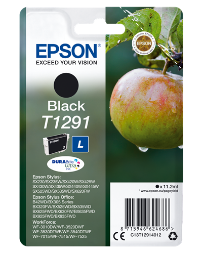 Epson T1291 zwart inktpatroon