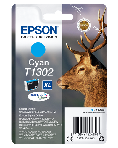 Epson T1302 XL cyan inktpatroon
