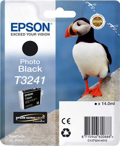 Epson T3241 zwart inktpatroon