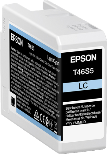 Epson T46S5 Cyaan (helder) inktpatroon