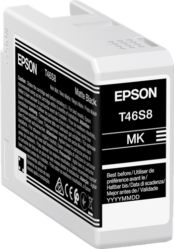 Epson T46S8 Matzwart inktpatroon