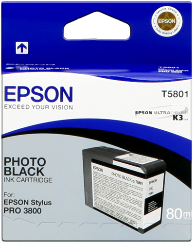 Epson T5801 Zwart (foto) inktpatroon