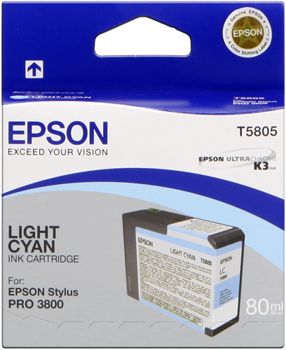 Epson T5805 Cyaan (helder) inktpatroon
