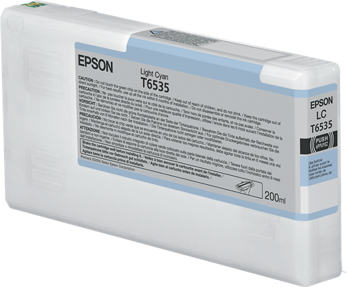 Epson T6535 Cyaan (helder) inktpatroon