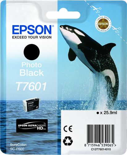 Epson T7601 Zwart (foto) inktpatroon