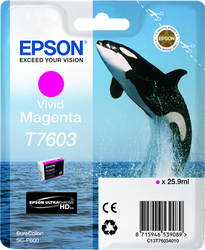 Epson T7603 magenta inktpatroon