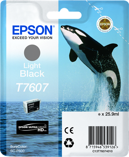 Epson T7607 lightblack inktpatroon