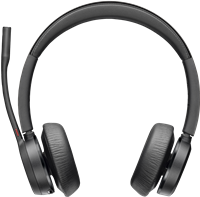 HP Poly Voyager 4320-M headset met oplaadstation zwart