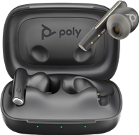 HP Poly Voyager Free 60 UC - Echte draadloze hoofdtelefoon met microfoon zwart