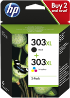HP 303XL Multipack zwart / meer kleuren