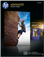 HP Advanced fotopapier 13x18cm Wit