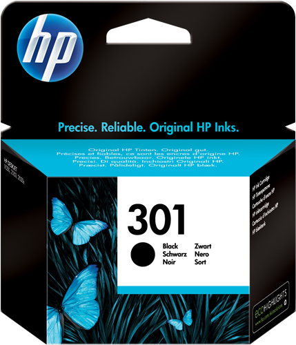 HP 301 zwart inktpatroon