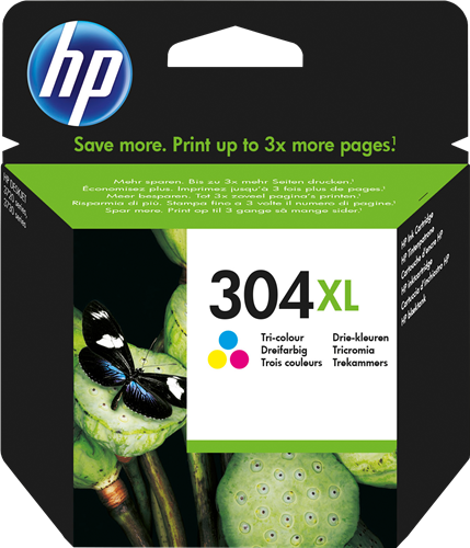 HP 304 XL meer kleuren inktpatroon