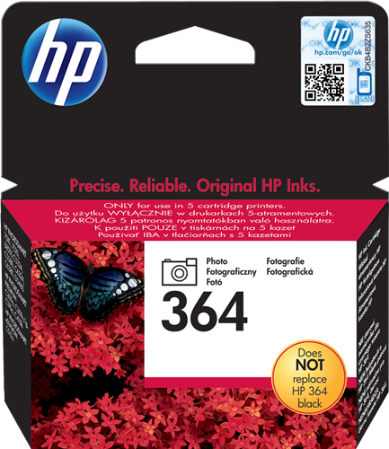 HP 364 Zwart (foto) inktpatroon