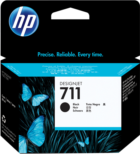 HP 711 zwart inktpatroon