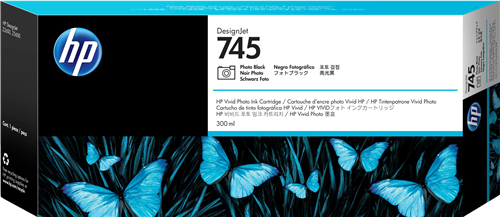HP 745 Zwart (foto) inktpatroon