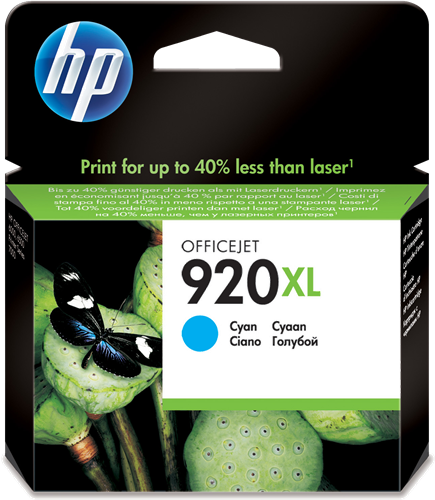 HP 920 XL cyan inktpatroon