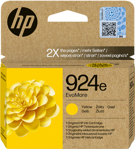 HP 924e geel inktpatroon