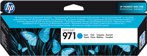 HP 971 cyan inktpatroon