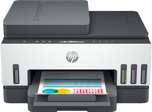 HP Smart Tank 7305 All-in-One Multifunctionele printer Grijs