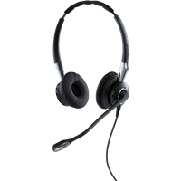 Jabra BIZ 2400 II Duo, NC Headset zwart