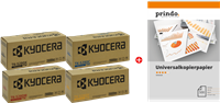 Kyocera TK-5280 MCVP zwart / cyan / magenta / geel value pack
